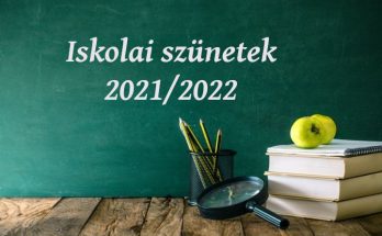 iskolai szünetek 2021/2022