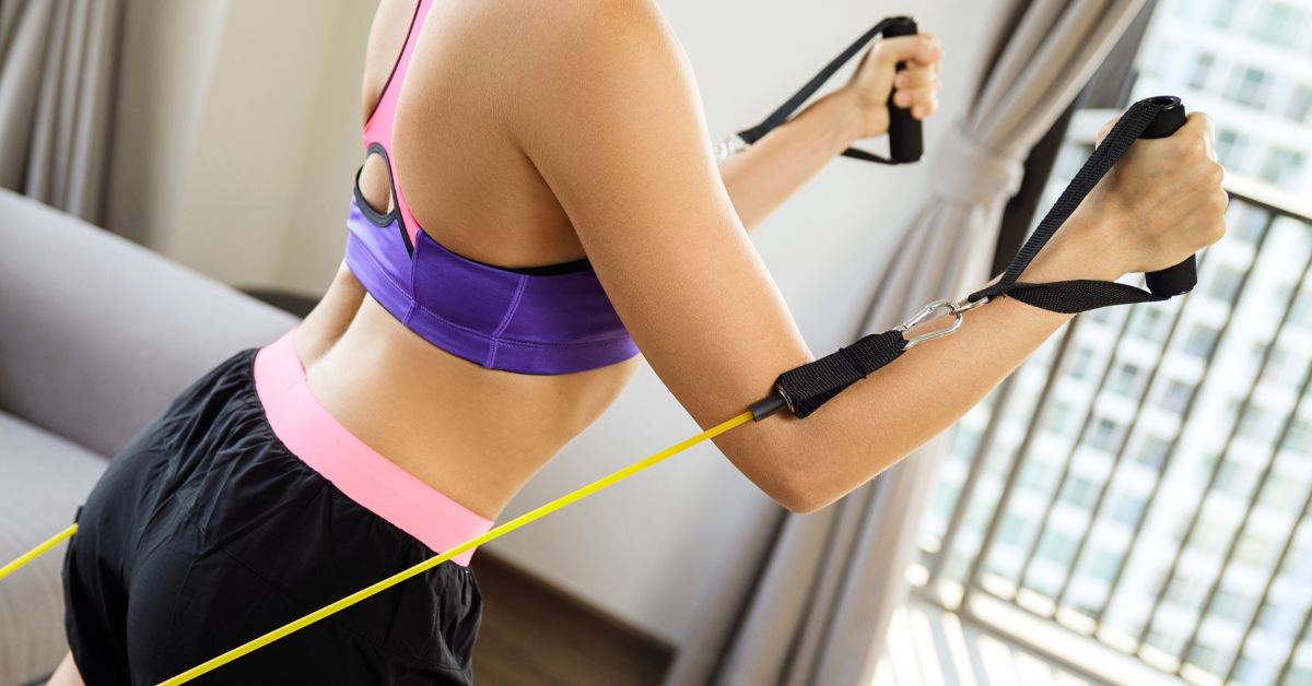 gumiszalag otthoni tornához